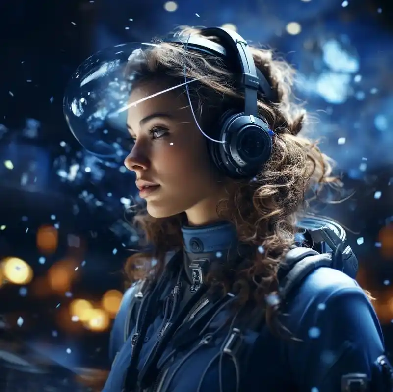 未来战士 | 科技感 | 酷女孩 | 女生头像 未来,你我皆战士