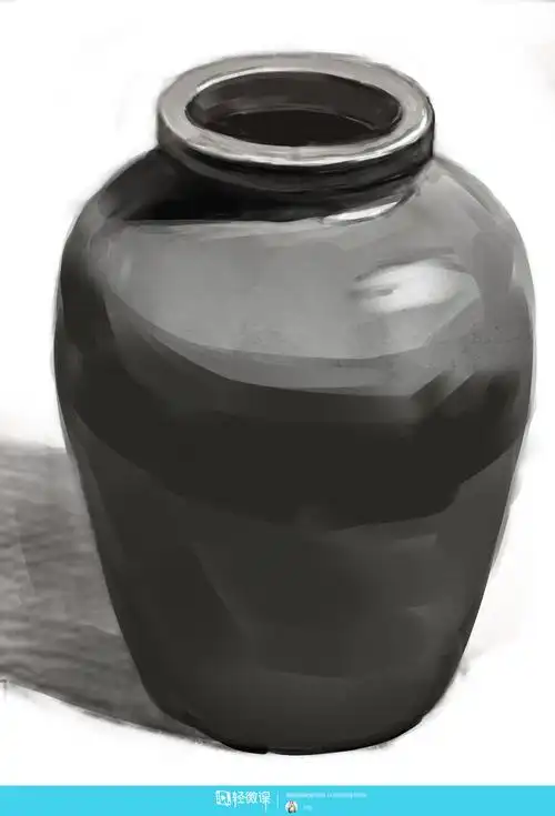 作业:素描初学者怎么学素描之罐子素描画法训练 - 小四 - 轻微课