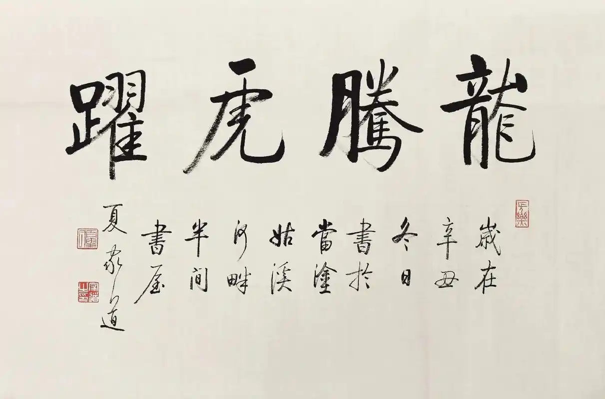 龙腾虎跃 - 夏家道书画 - 抖音