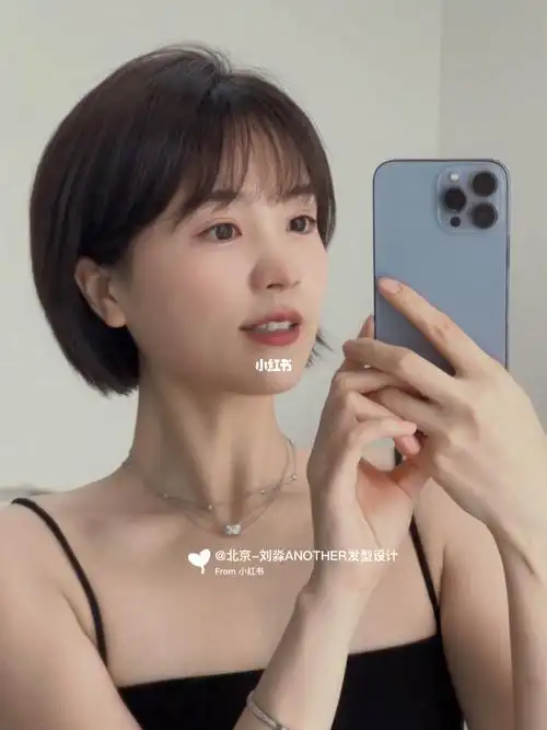 好后悔没有早点剪的发型挂耳小短发不挑