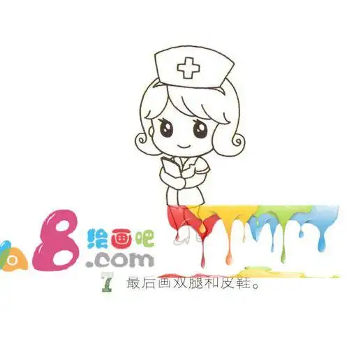 女医生简笔画图片大全