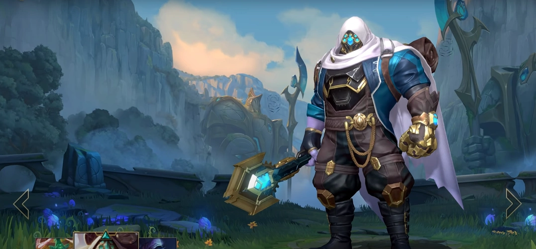 lol手游海克斯勘探者贾克斯光耀之花金克丝特效预览皮肤鉴赏