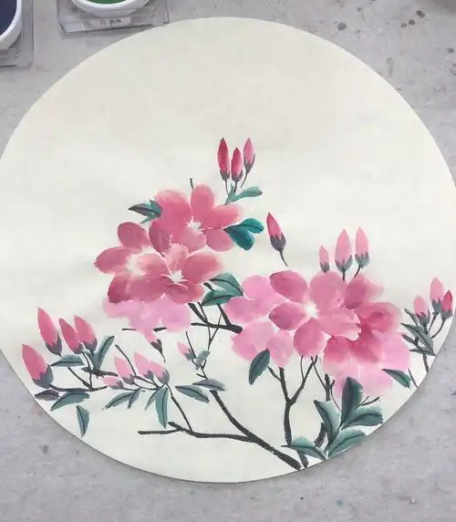 国画桃花绘画步骤详解