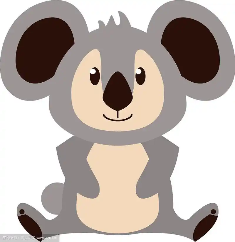 卡通可爱的考拉