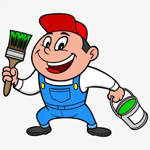 装修师傅卡通免抠