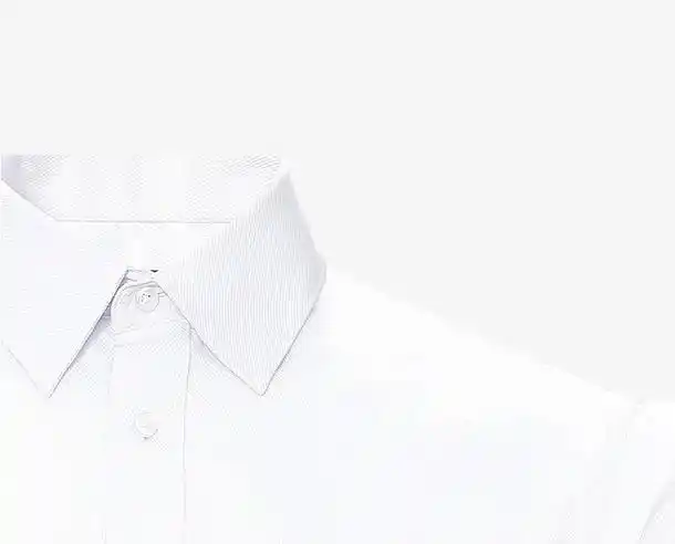 都市休闲简约流行圆领白衬衫免抠素材免费下载_觅元素51yuansu.com