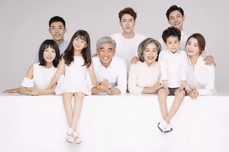 【工笔画】全家福亲子照