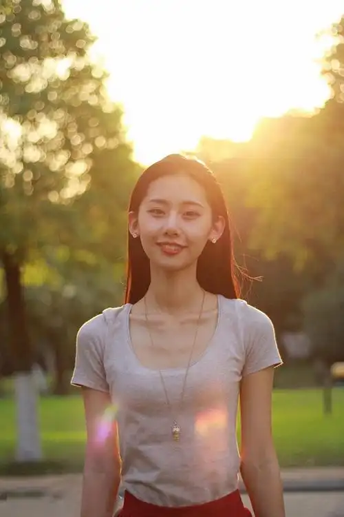 会心一笑的文艺小清新女生美图