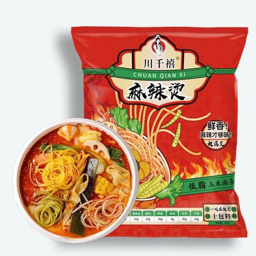 川千禧麻辣烫老式东北黏糊底袋装速食美食10包料厂家批发包邮小吃