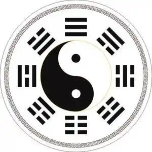 先天太极八卦图墙贴旺人旺丁伏羲太极八卦贴图周易太极图