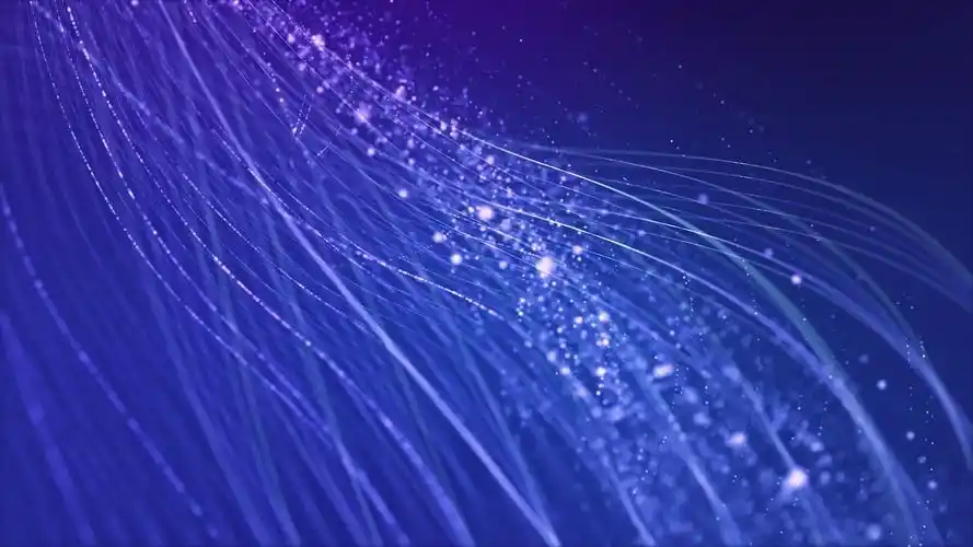 d717 唯美蓝色光线粒子科技感互联网公司活动开幕式婚礼结婚舞台背景