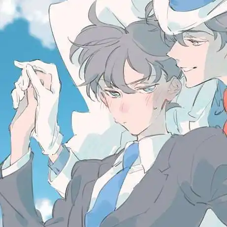 情头名侦探柯南头像二次元头像小兰柯南工藤新一怪盗基德黑羽快斗中森