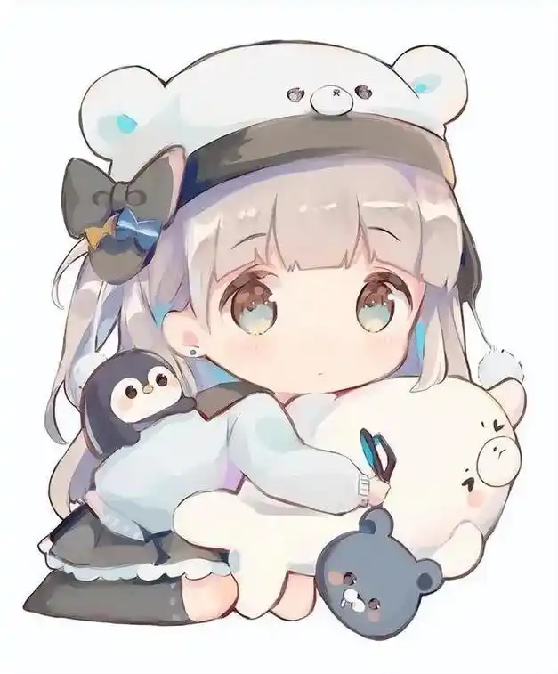 适合新手临摹的q版卡通人物.可可爱爱易上手,码好! #绘画  - 抖音