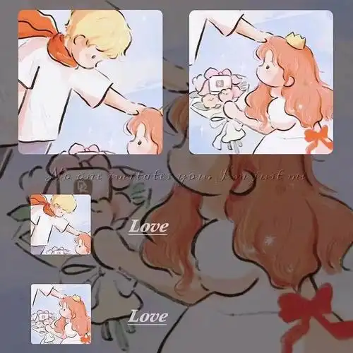 王子公主情侣头像