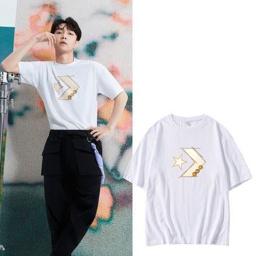 exo张艺兴lay莲明星同款衣服短袖宽松t恤男女上衣潮夏