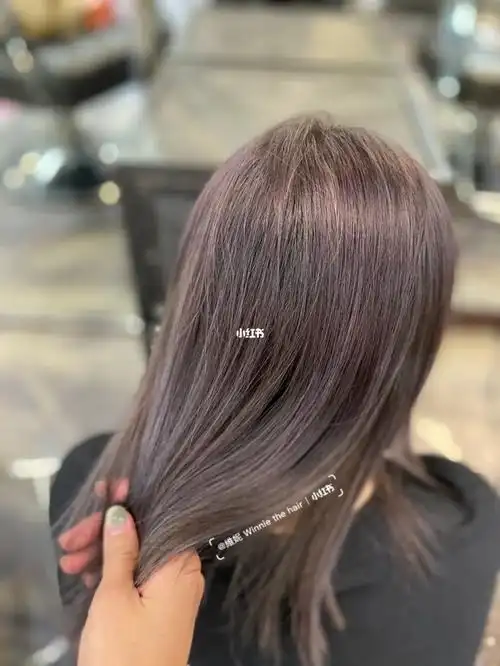 发色分享  #紫灰色  #温哥华生活  #紫色头发  #灰紫色  #香芋紫灰色