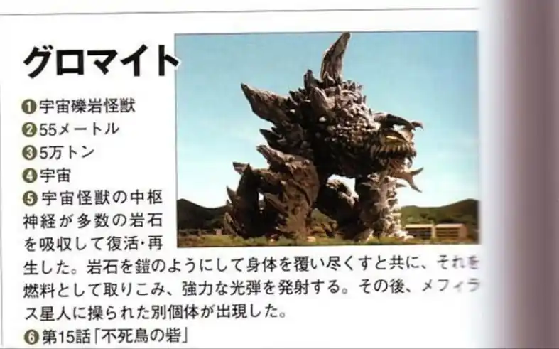 怪兽那些事第四十八节炮灰五号宇宙岩砾怪兽格茹麦特