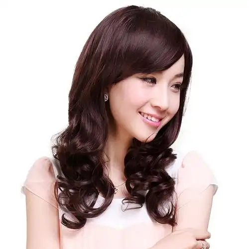 假发女梨花头短发长卷蓬松逼真女士中长发整顶假发套中老年短卷发