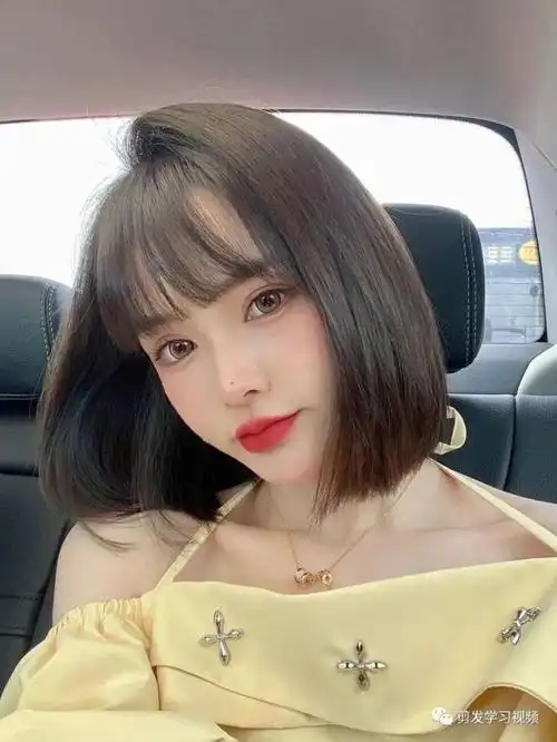 2022必剪超a"齐肩短发"显身材还减龄