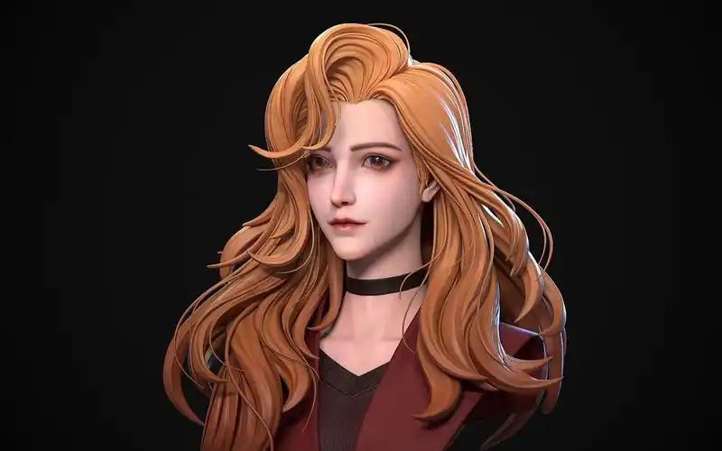 【zbrush新手教程】从五官雕刻开始,zbrush头发制作方式与雕刻技巧,到