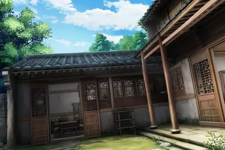 中国古场景建筑