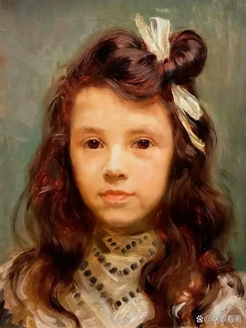 这是一幅西方古典风格的肖像油画