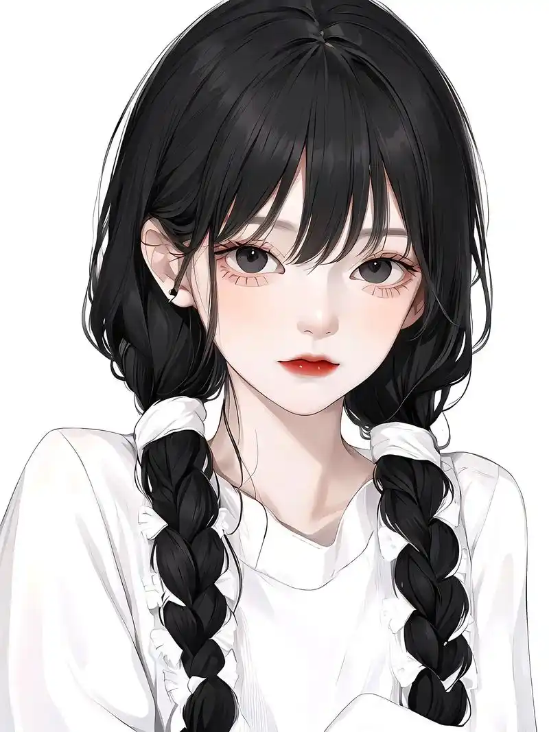 今天是一期双马尾女孩头像#女生头像  - 抖音