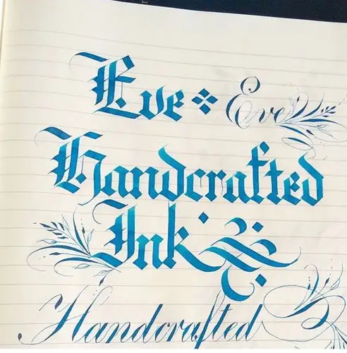 转自instagram 英文花体