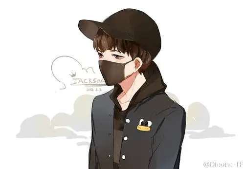 tfboys jackson 易烊千玺 手绘 cr.微博@dieone-tf