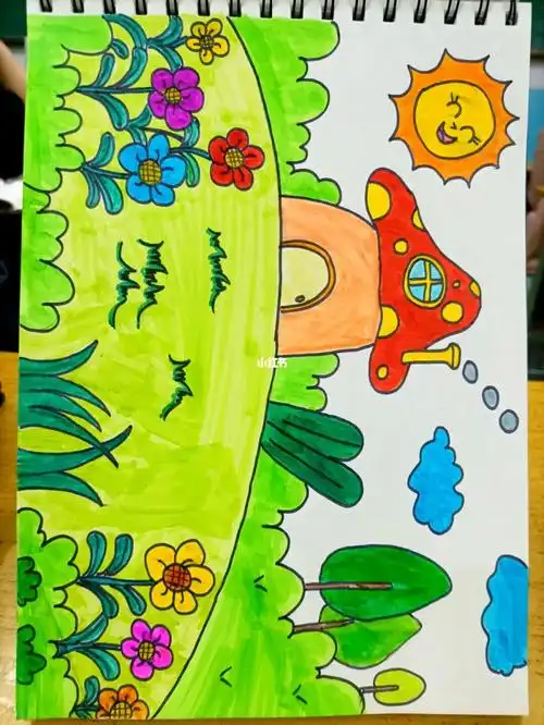 幼儿园户外简笔画