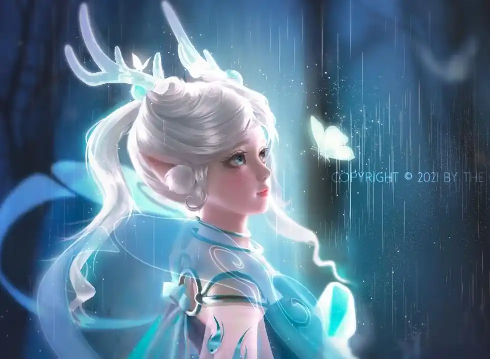 王者荣耀:瑶巴宝莉联动皮肤,双形态水晶鹿