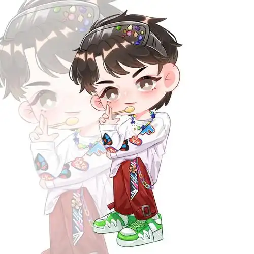 大家还有什么想看的吗#画画的日常  #q版  #飯圈  #饭圈约稿  #刘耀文