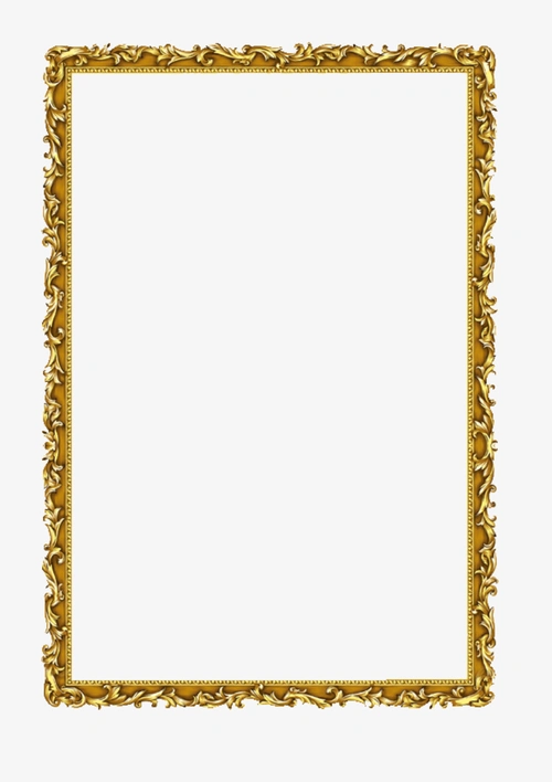 金色边框图案 - 当图网