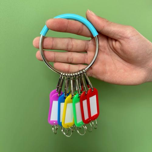 包租婆钥匙串房东钥匙盘标记牌锁匙扣小圈环分类标签收纳管理神器