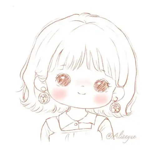 挑战q版头像线稿23100