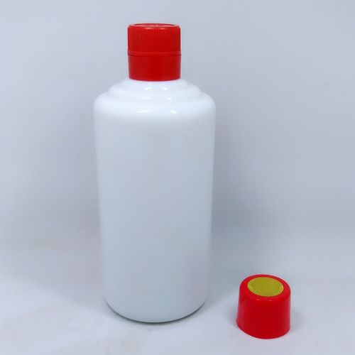 白瓷酒瓶空酒瓶 陶瓷酒瓶乳白酒瓶500毫升装酒瓶 白酒空酒瓶1斤装 丝