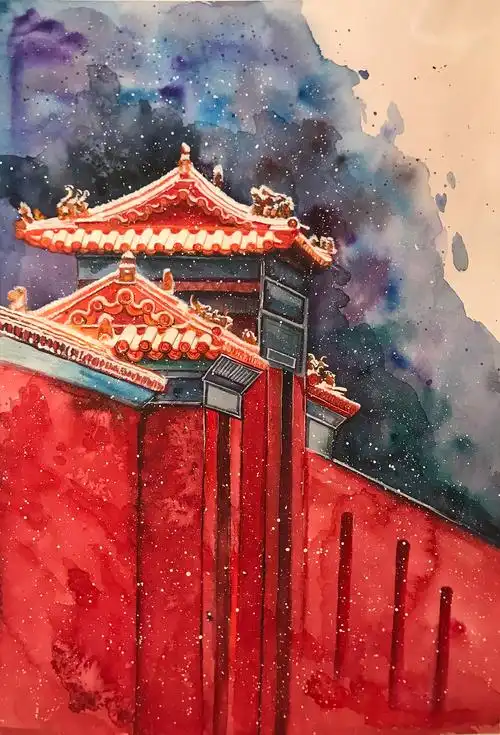 临摹作品纯艺术绘画还是一碗泡面彩铅静物1203小余jz动漫/人物绘画432