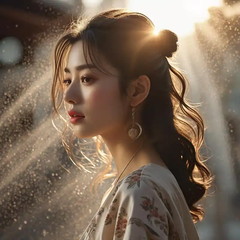 📸 绝美真人女性侧脸头像 💃 这一组真人女性侧脸头像,简直是美的