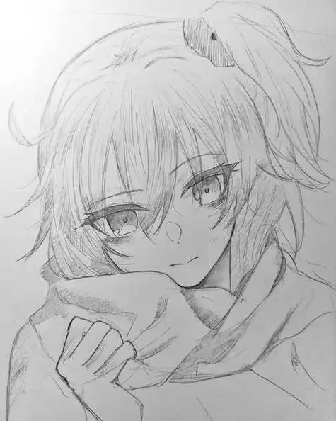 素描画人物二次元 素描画人物二次元男生