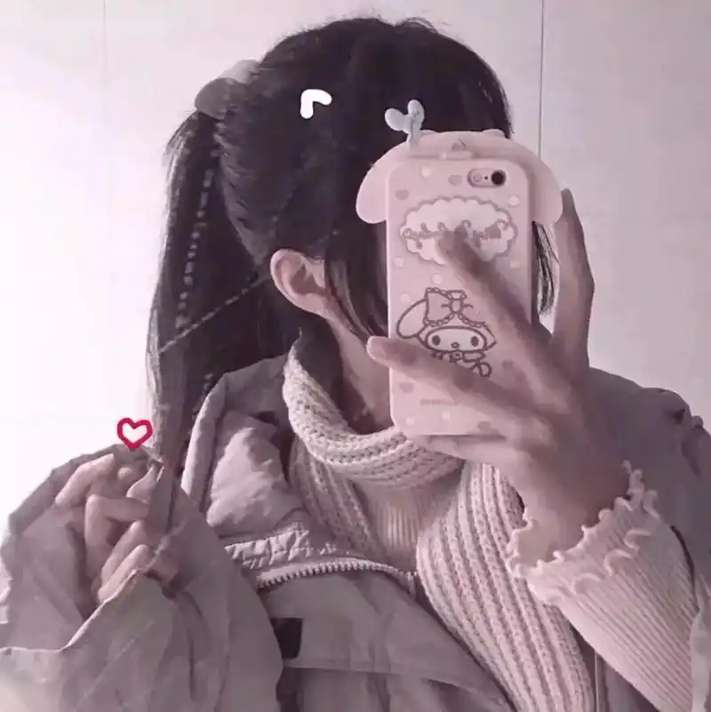 真人女生头像(遮脸)