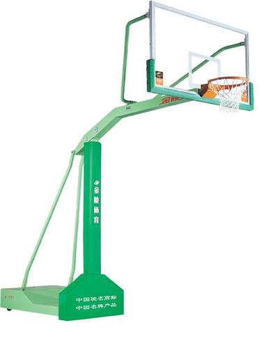 金陵品牌ydj2b成人移动室外内单臂篮球架11221fiba认证产品 一副