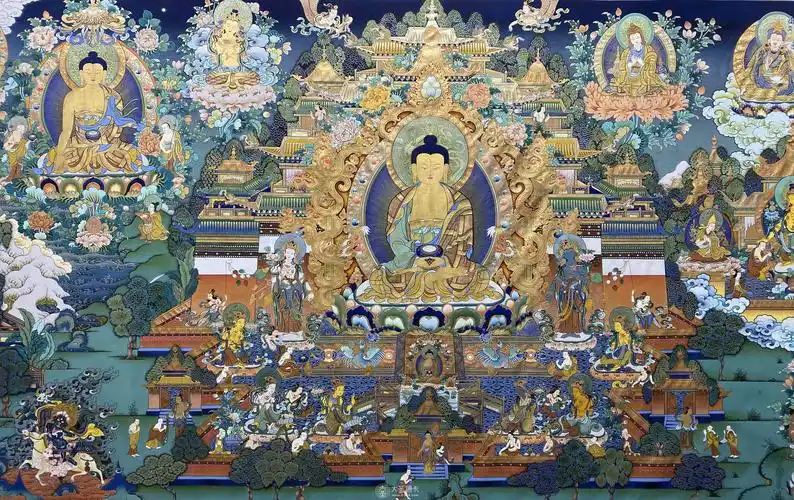 极乐世界125x500cm