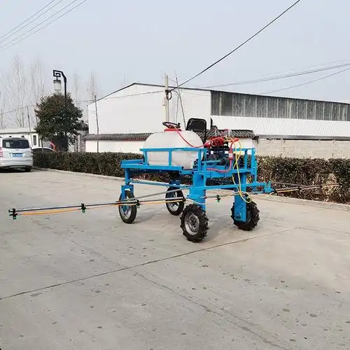 四轮风冷打药机 玉米地四轮喷雾机 高粱地三轮打药车图片