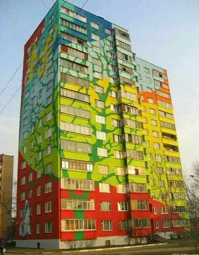 房子的外墙色彩花纹