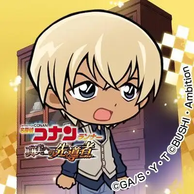 绯色篇系列安室透q版角色头像