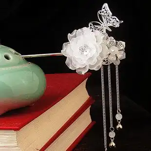 古典复古发簪古风簪子宫廷公主 古代头饰步摇长流苏淑女汉服百搭