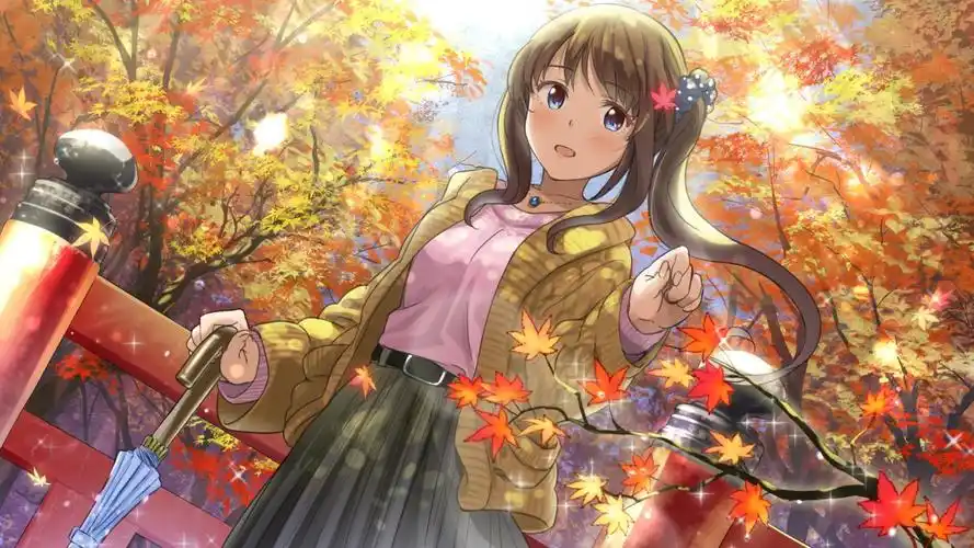 秋天的画插画图片壁纸