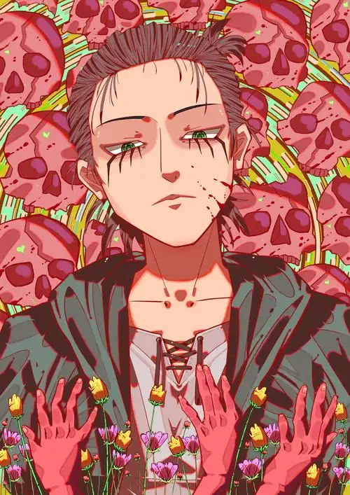 艾伦耶格尔插画图片壁纸