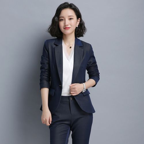 诗璐雅职业装气质女神范总裁三件套西服套装女时尚气质经理工作服