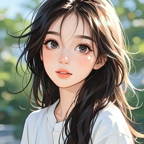 美女照片头像💖女生清纯漫画风格来袭!